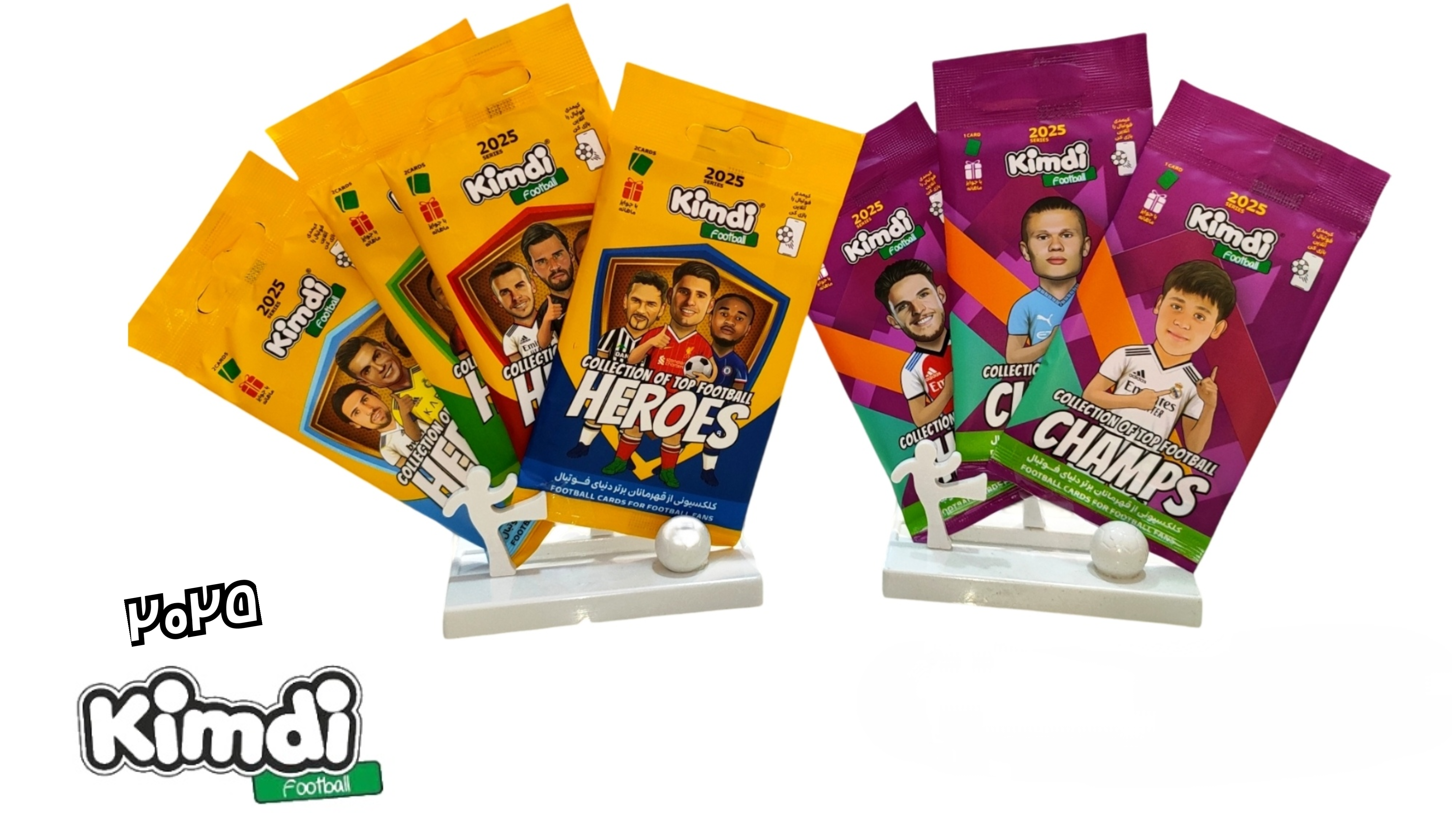 معرفی انواع کارتهای کیمدی فوتبال 2025