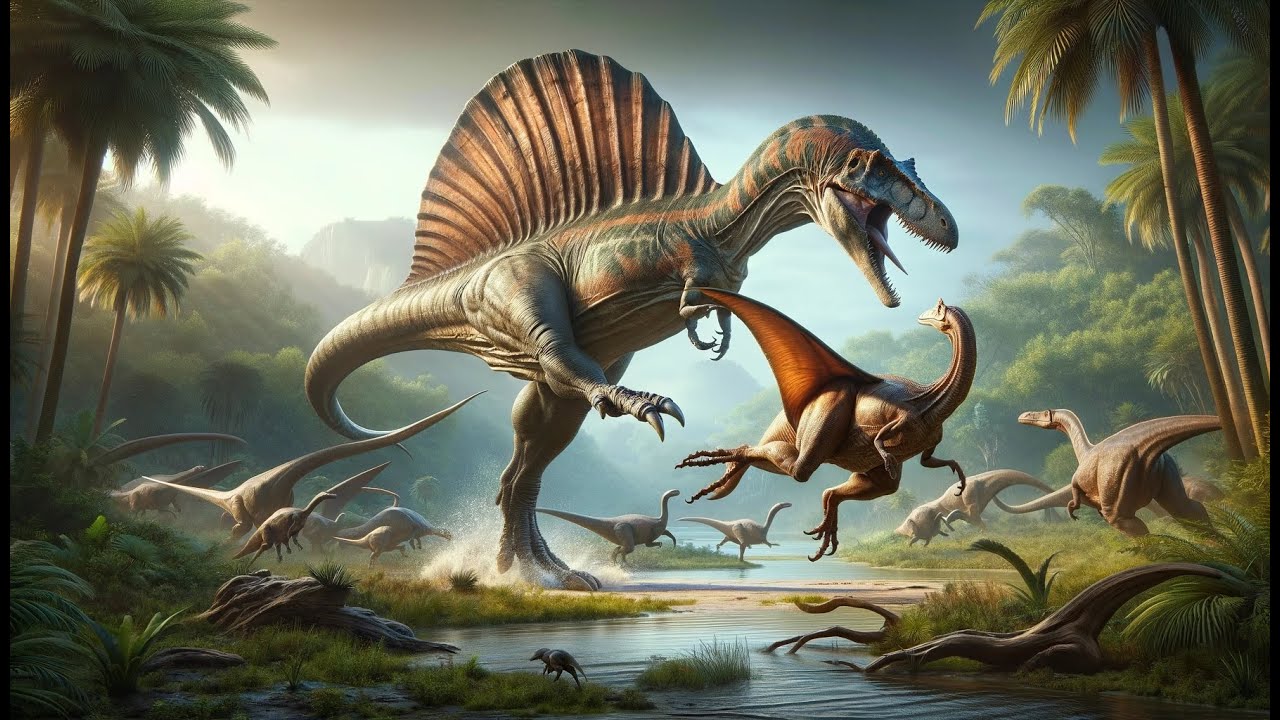 سپینوسوروس: غول خاردار دوران کرتاسه