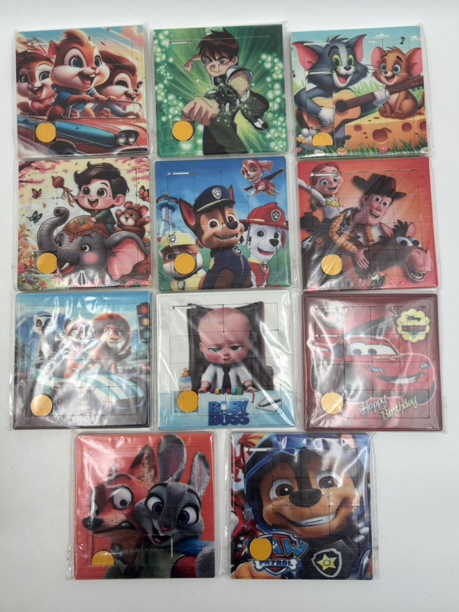 جدول هوش (پازل کشويي) طرح پسرونه