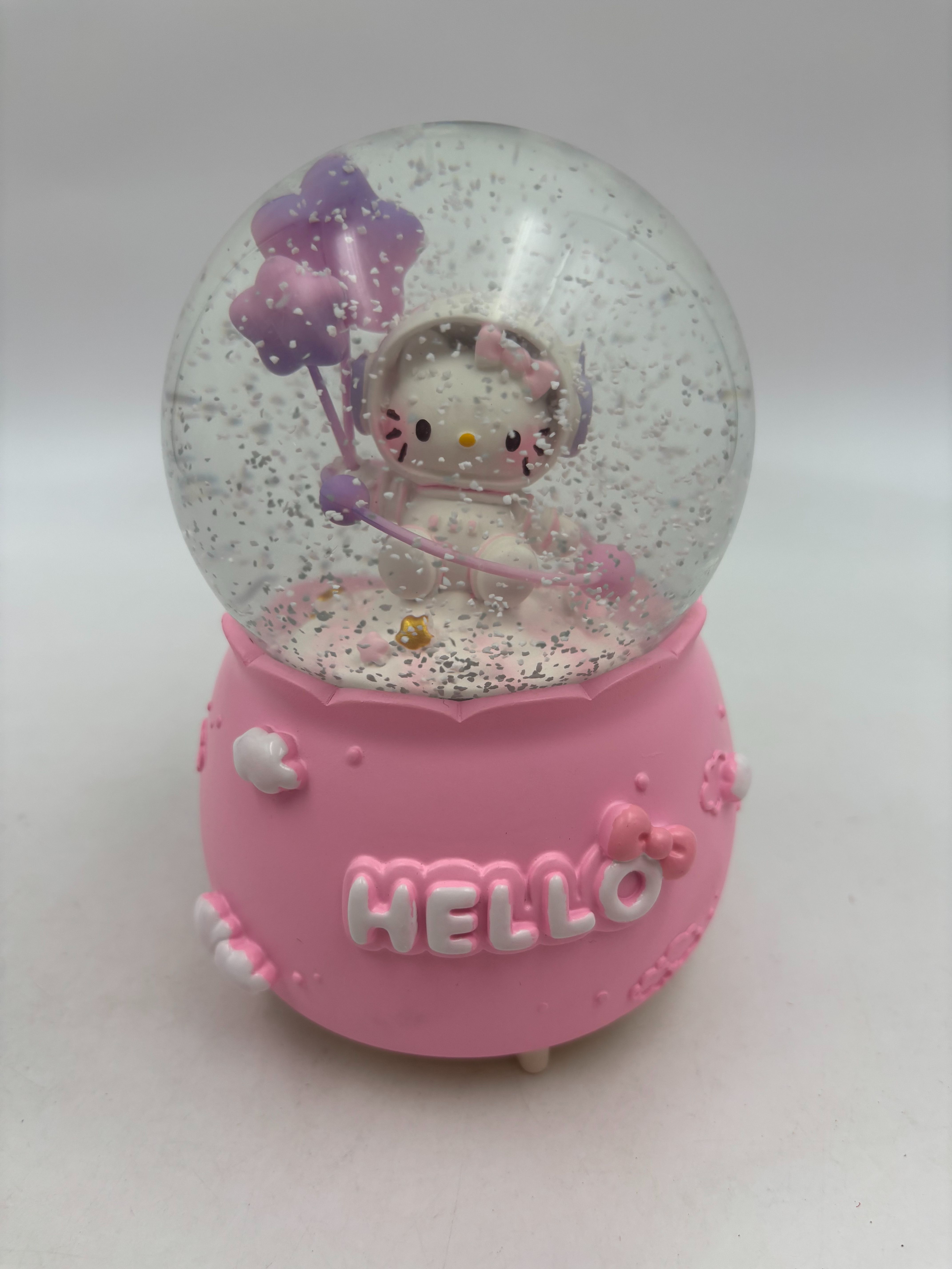 گوی پمپی بزرگ عروسک چرخان طرح کیتی فضانورد