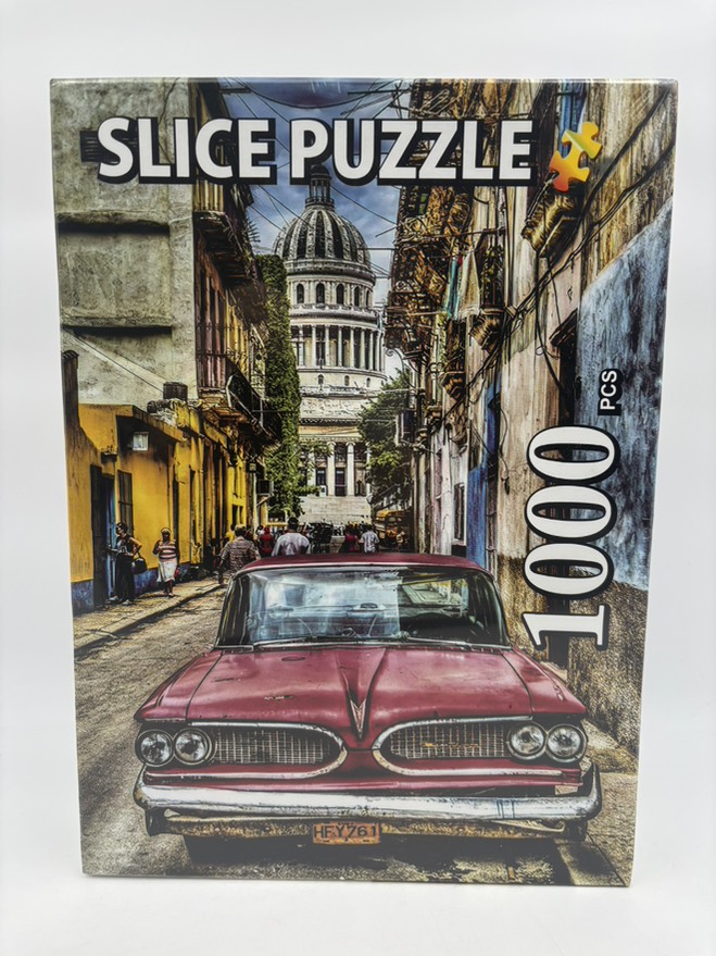 پازل اسلایس 1000 قطعه طرح ماشین قدیمي در هاوانا