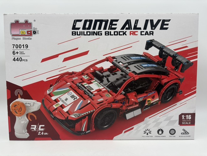 لگو ماشین کنترلی طرح فراری قرمز کد 70019