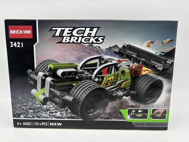 لگو ماشین عقبکش طرح ماشین مسابقه اي کلاسیک هات راد کد 3421