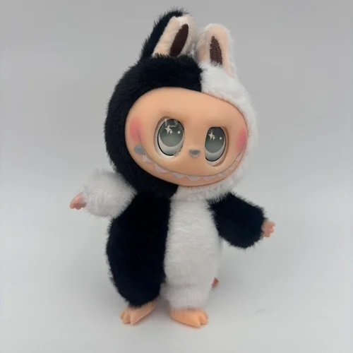 لبوبو آنجل سياه و سفيد دم دار بال مشکي کد42