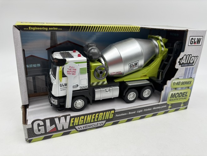 ماکت فلزی کامیون میکسر بتن GLW سایز 1/40 کد 5533