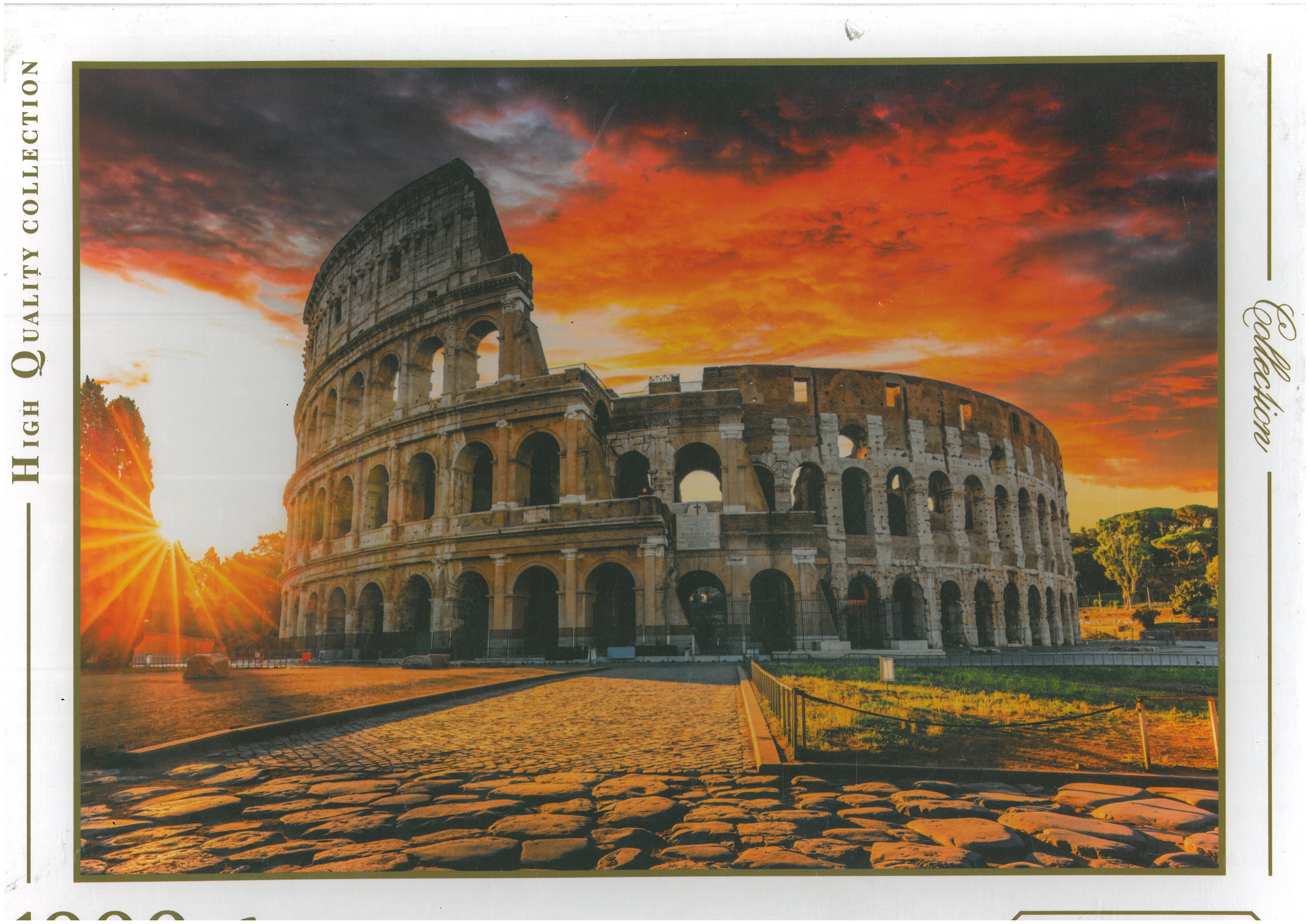 پازل ربکا 1000 قطعه طرح غروب در روم (کولوسئوم)