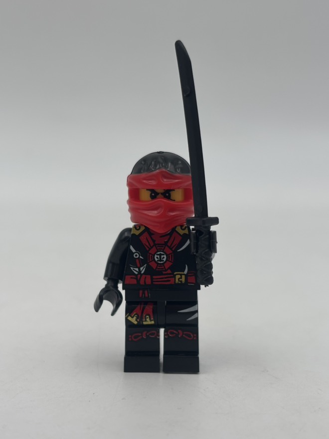 مینی فیگور لگویی کای (Kai) نینجای لباس مشکی و جزئیات قرمز و ماسک قرمز (نینجاگو) 2636