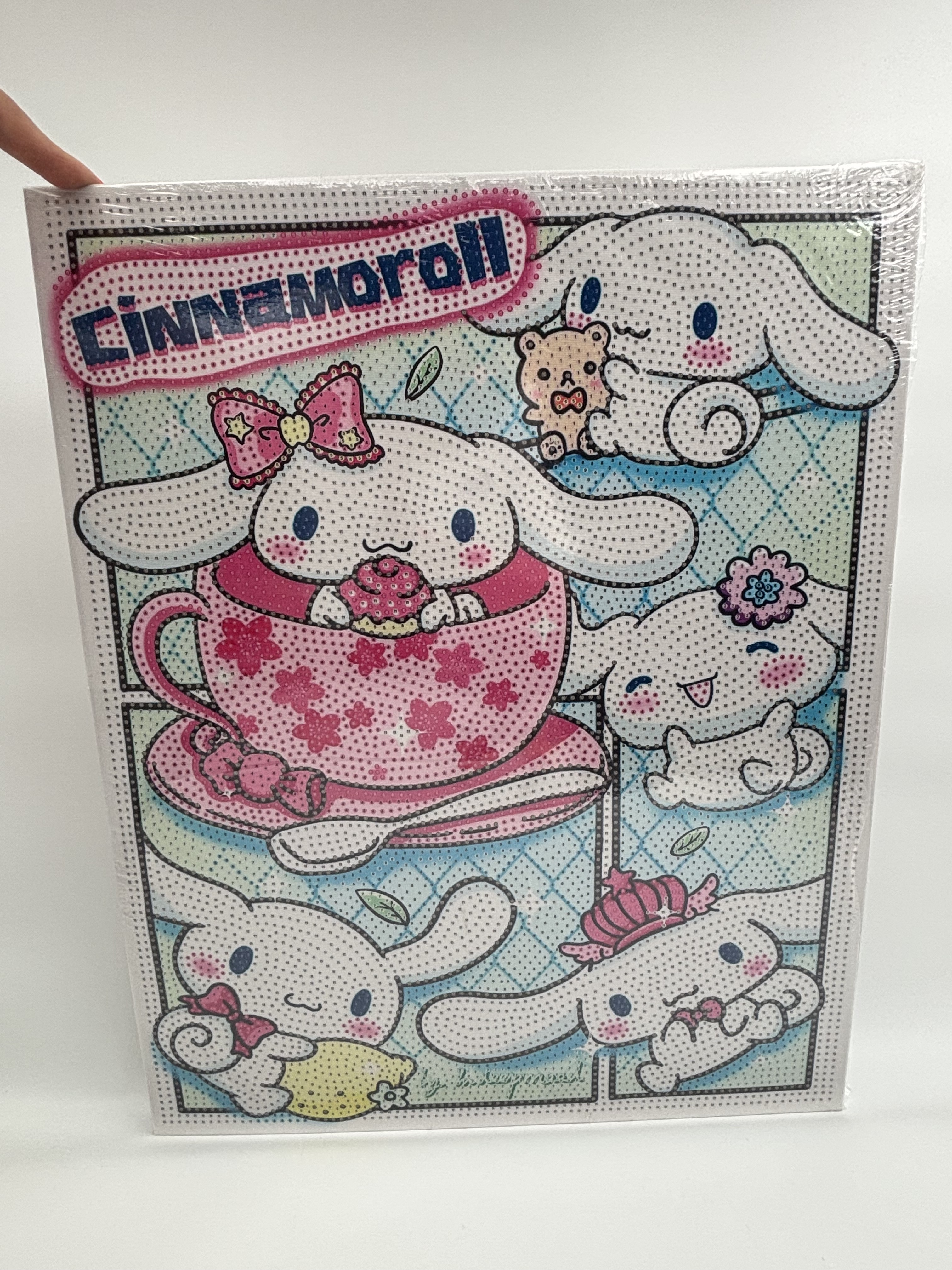 نقاشی الماسی بومی 40*50 طرح سینامورل فنجونی (ساتریو)