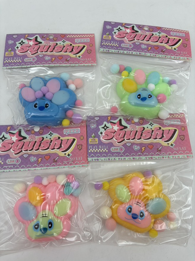 فیجت اسکویشی نرمالو پنجه گربه صورت استیچ دار