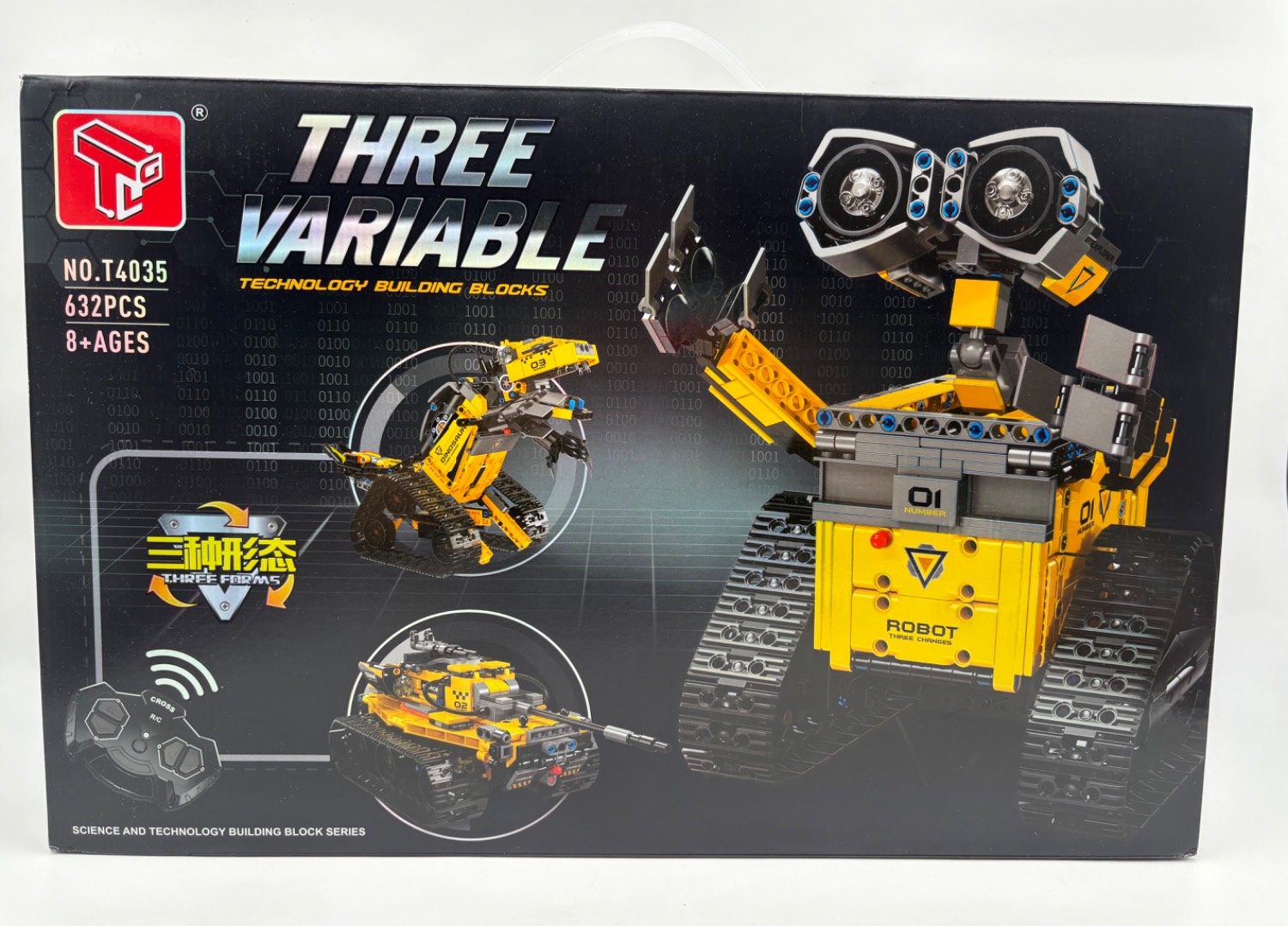 لگو 3 مدل شو کنترلی (WALL-E) وال ای 632 قطعه کد 4035