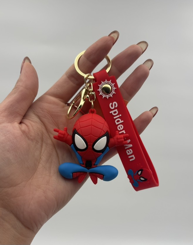 جاکلیدی سیلیکونی مرد عنکبوتی اورجینال طرح سه