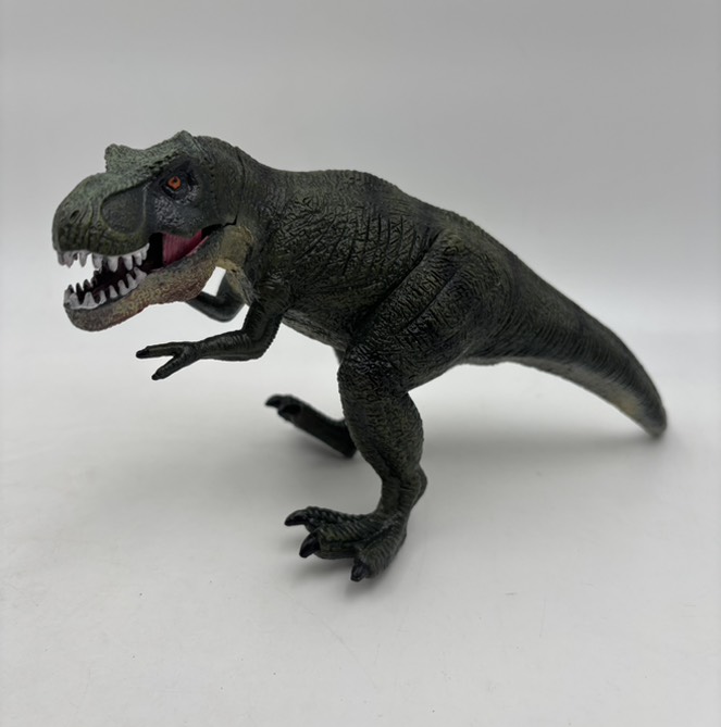 فیگور دایناسور تیرکس بزرگ فک متحرک رنگ سبز تیره 323