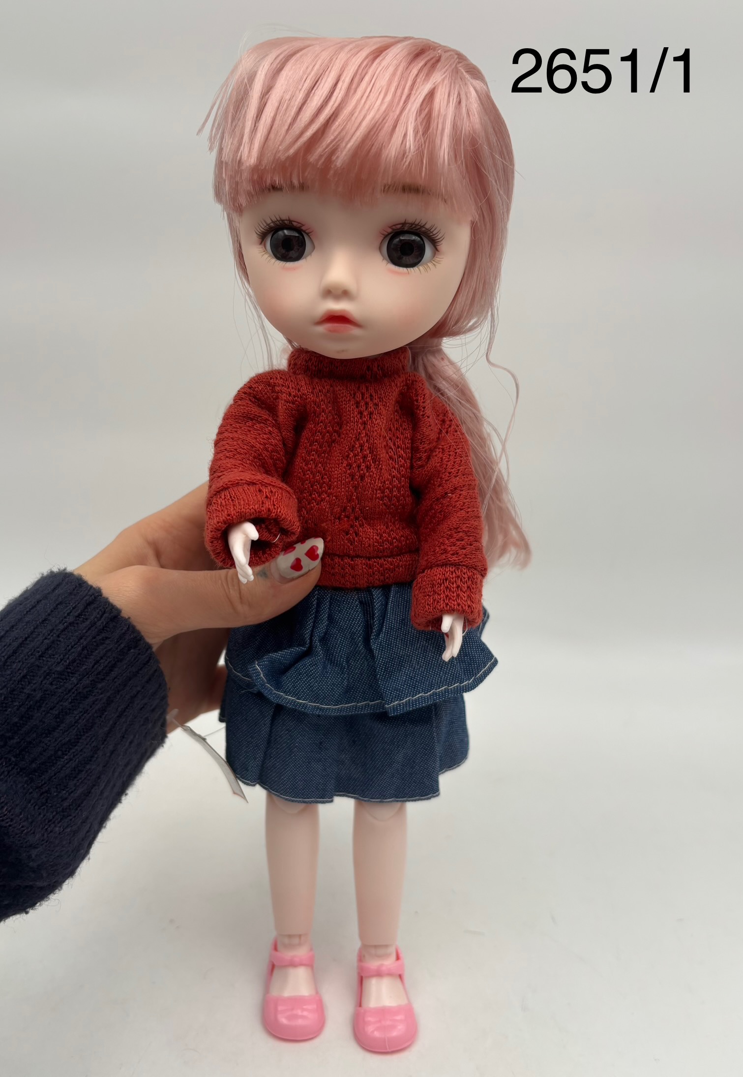 عروسک باربی انیمه ای 35 سانتی موزیکال 2651