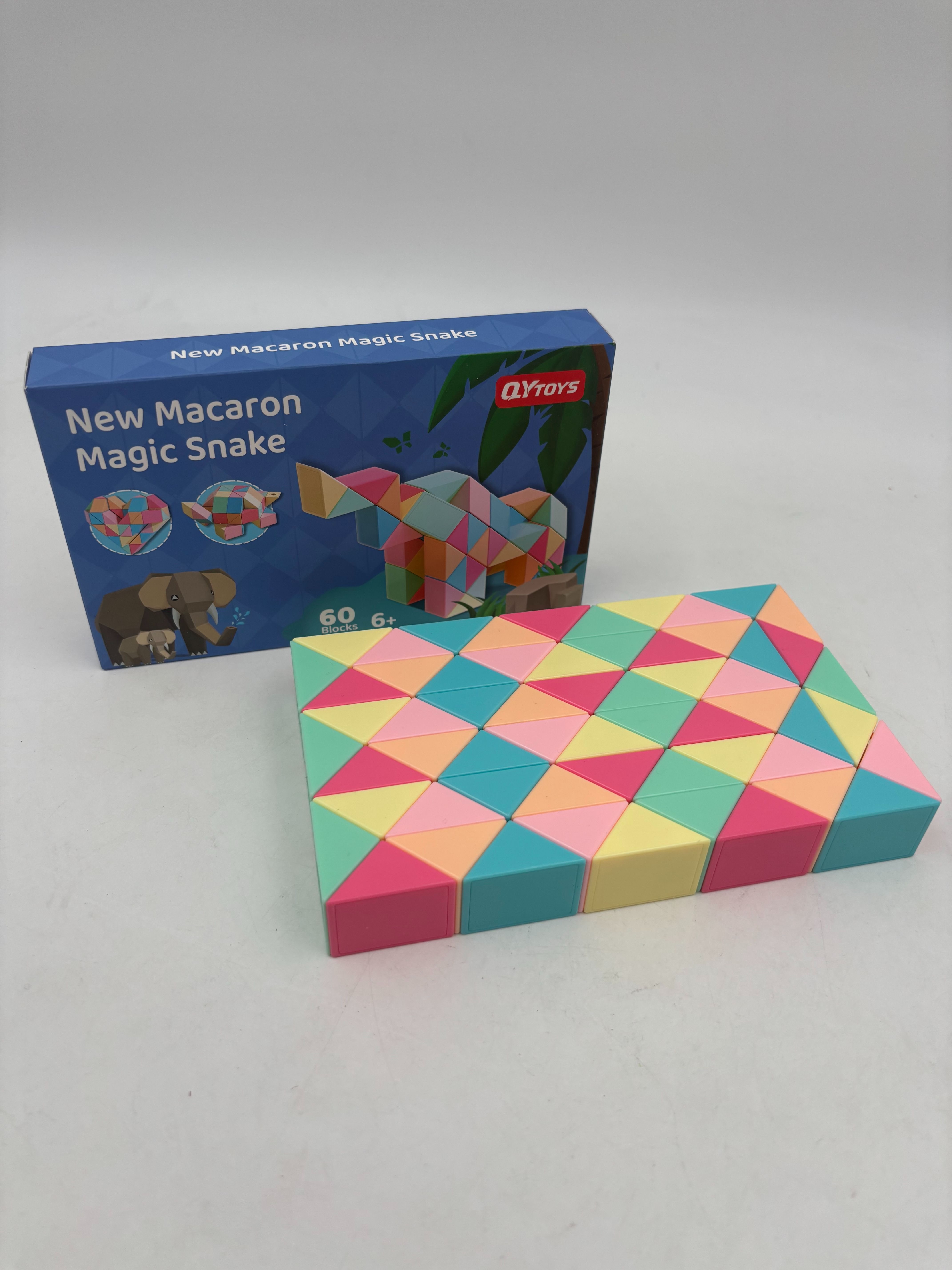 روبیک ماری 60 قطعه کای واي طرح ماکارون تم پاستيلی مات