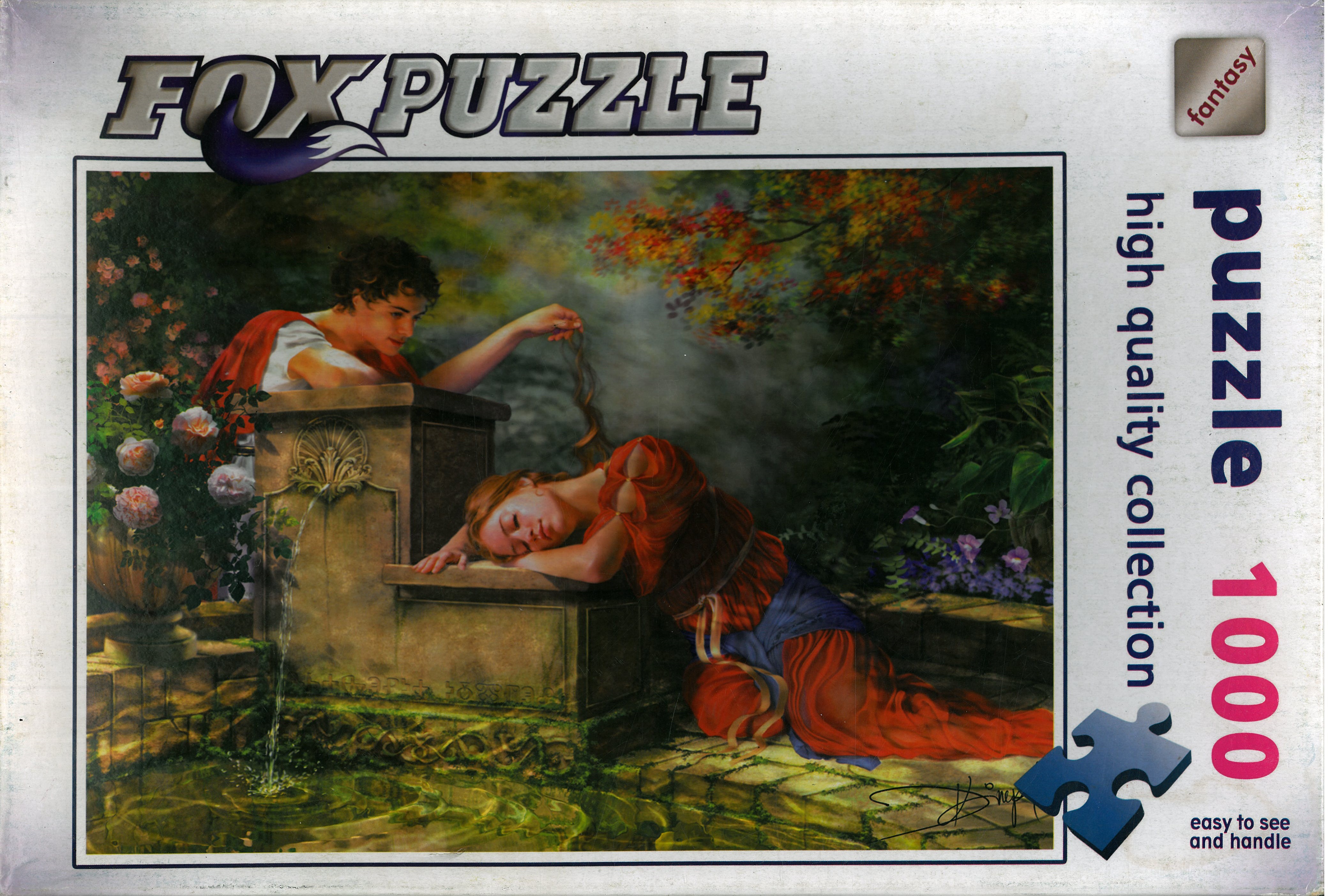 پازل فاکس 1000 قطعه طرح زمانی که او در خواب عمیق بود (خواب سنگین)