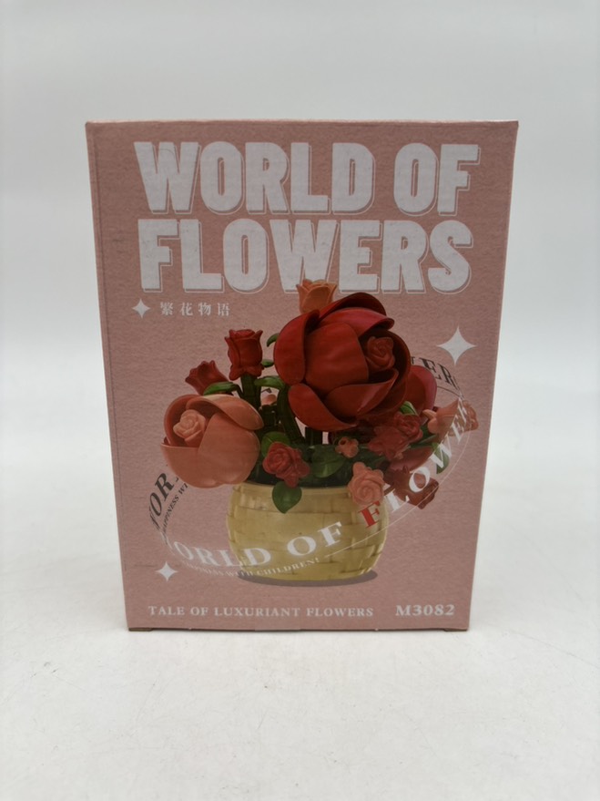 لگو سبد گل رز قرمز مخملی 3082