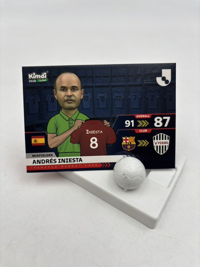 کارت کیمدی سری ترنسفر آندرس اینیستا 2026