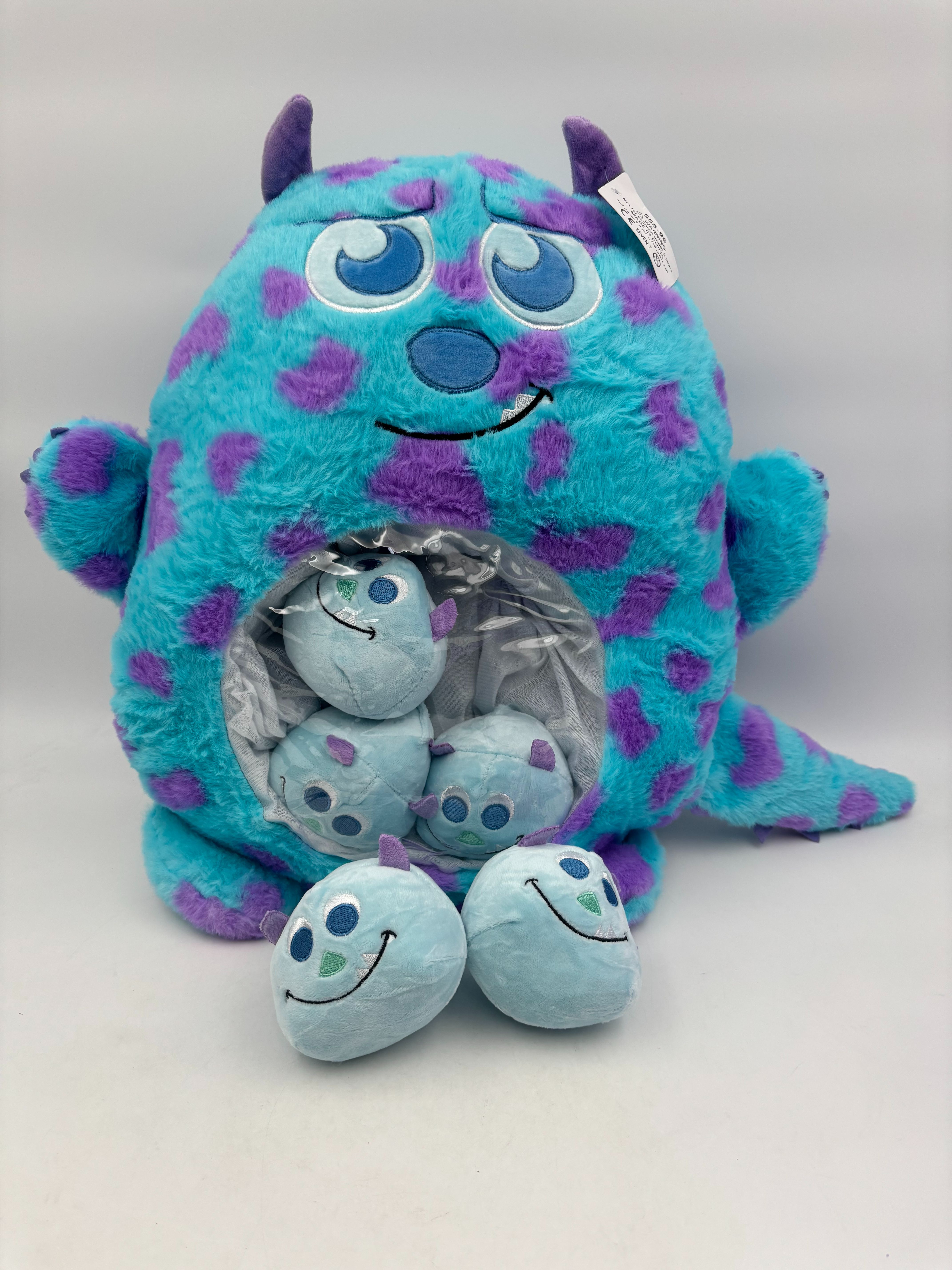 کوسن عروسکی سالیوان بچه دار 40سانتی