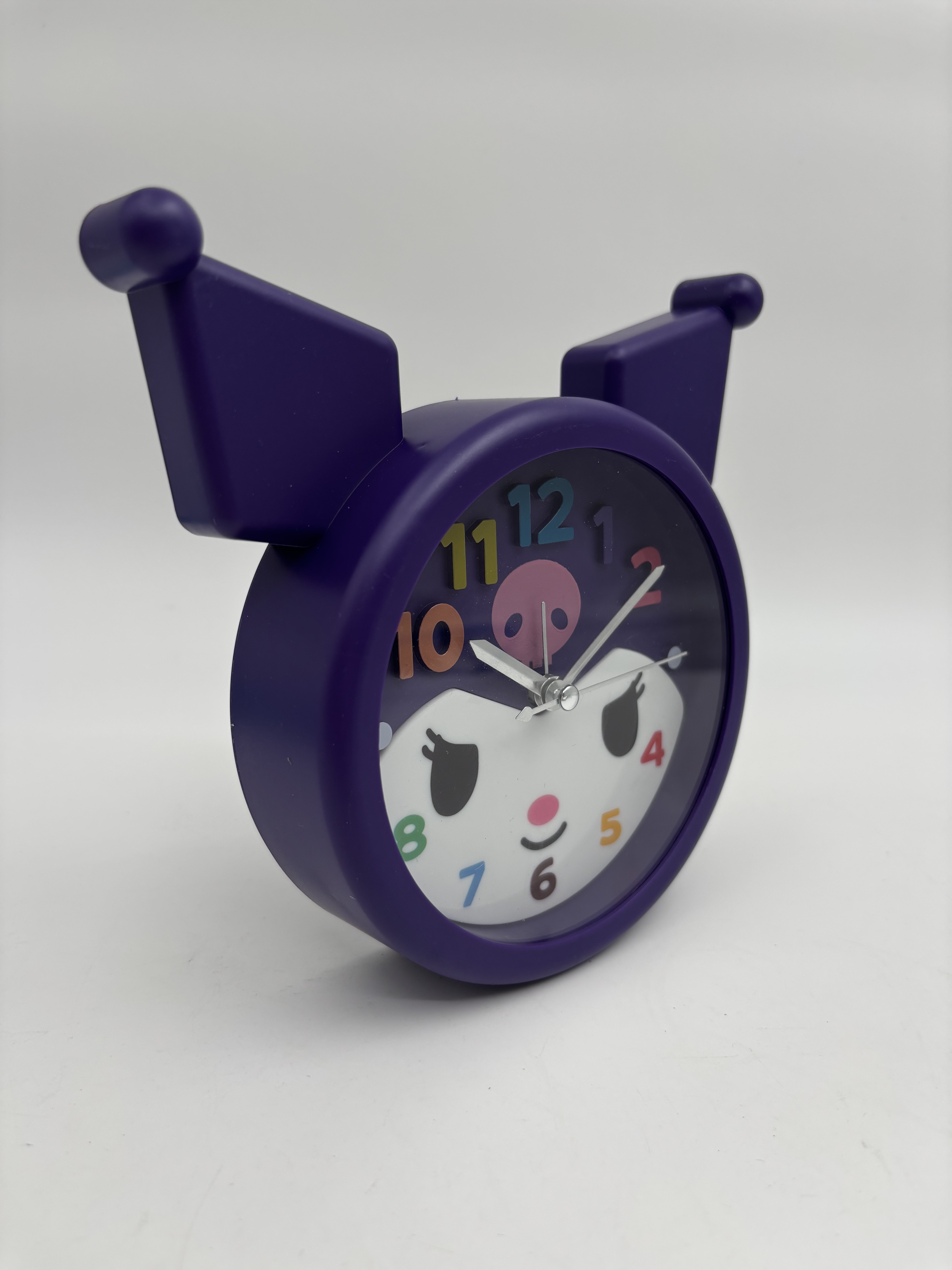 ساعت طرح کرومی بنفش