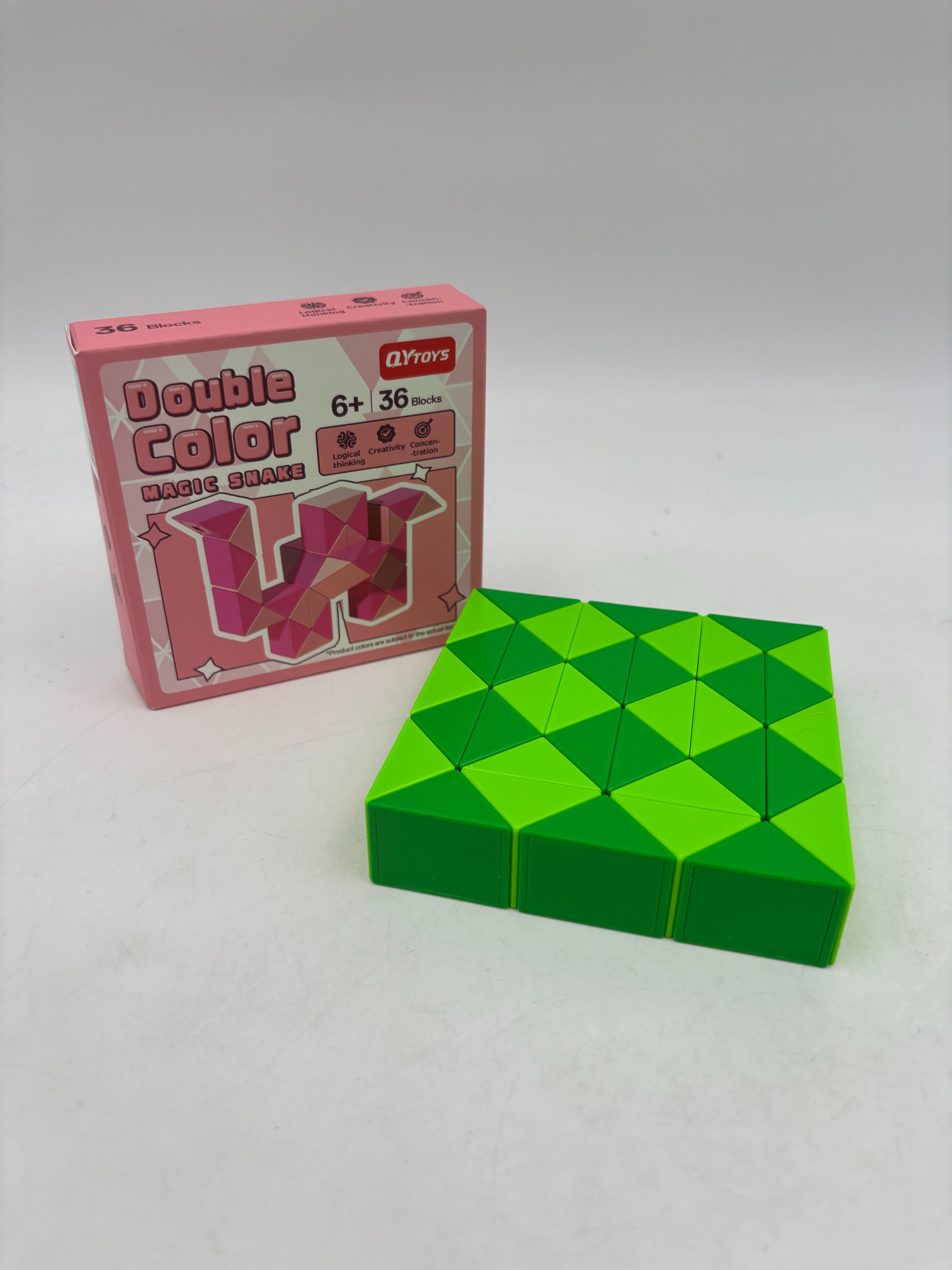 روبیک ماری 36 قطعه کای وای طرح دابل کالر تم سبز