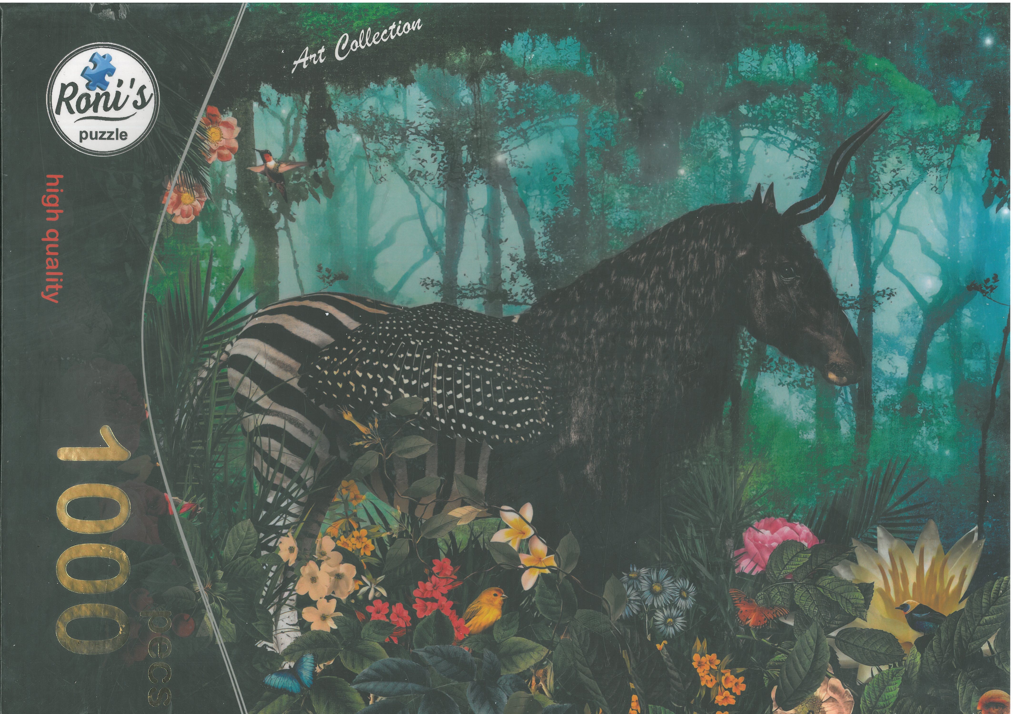 پازل رونيز 1000 قطعه طرح تک شاخ