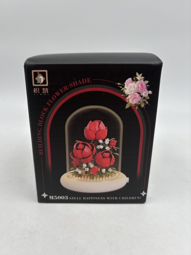 لگو گل رز قرمز آتشین حباب چراغدار 5003