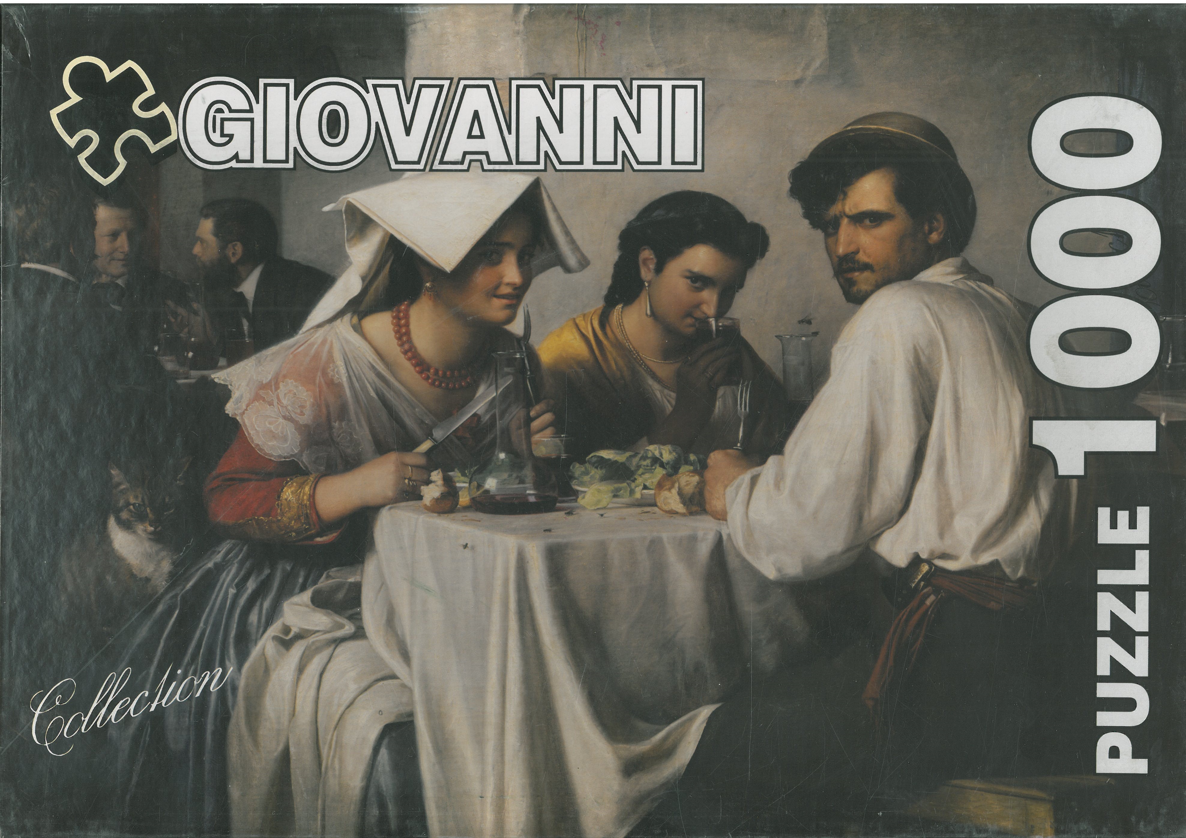 پازل جیوانی 1000 قطعه طرح در میخانه رومی (مهمان خانه)