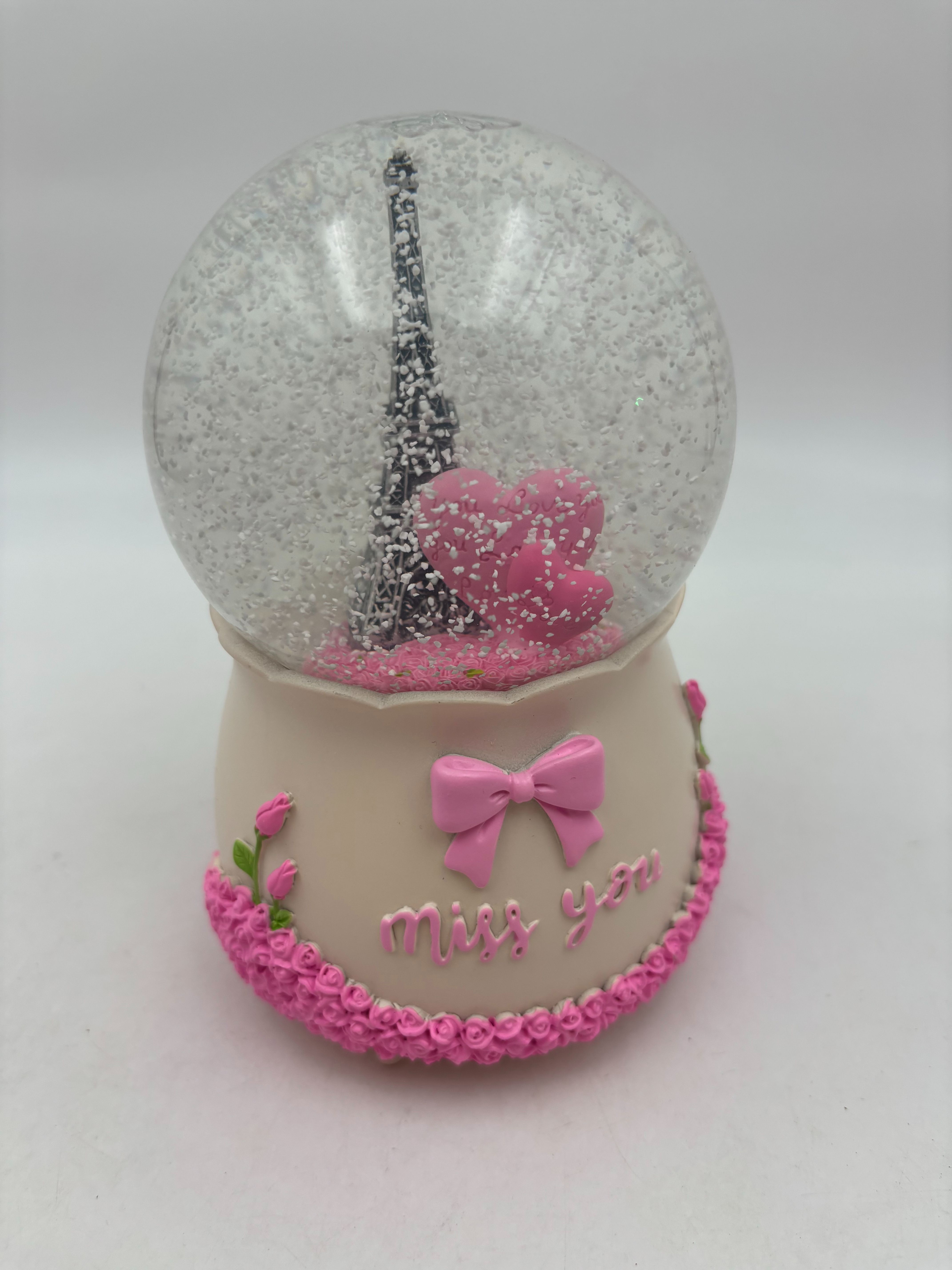 گوی پمپی بزرگ عروسک چرخان طرح برج ایفل