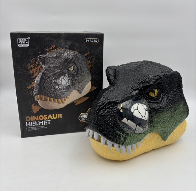 ماسک سر دایناسور تیرکس موزیکال و چراغدار 5501