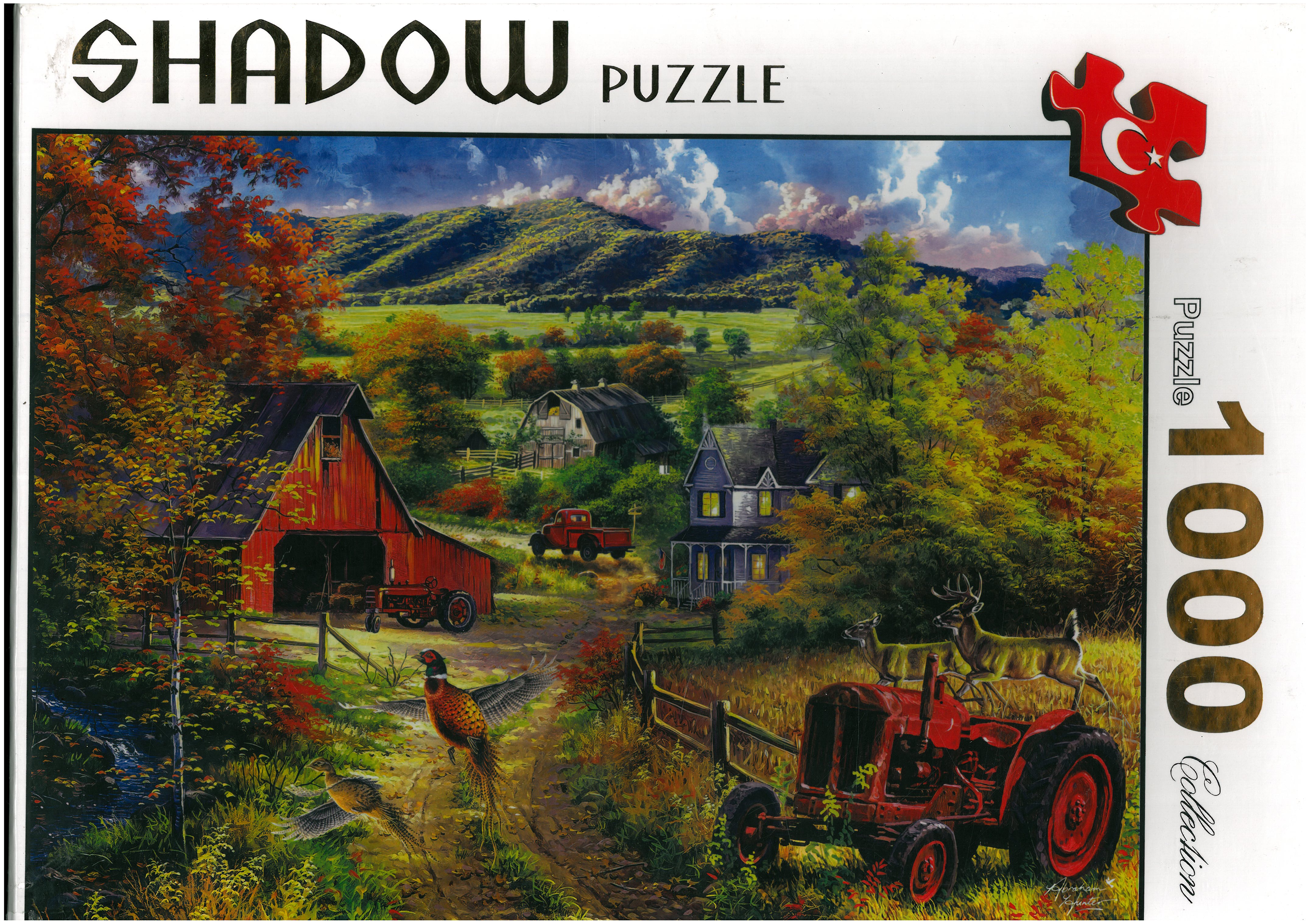 پازل شادوو 1000 قطعه طرح پاییز در مزرعه