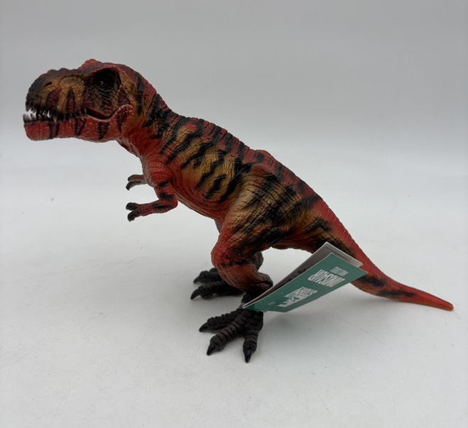 فیگور دایناسور تیرکس فک متحرک نارنجی اورجینال 4040 Mojo