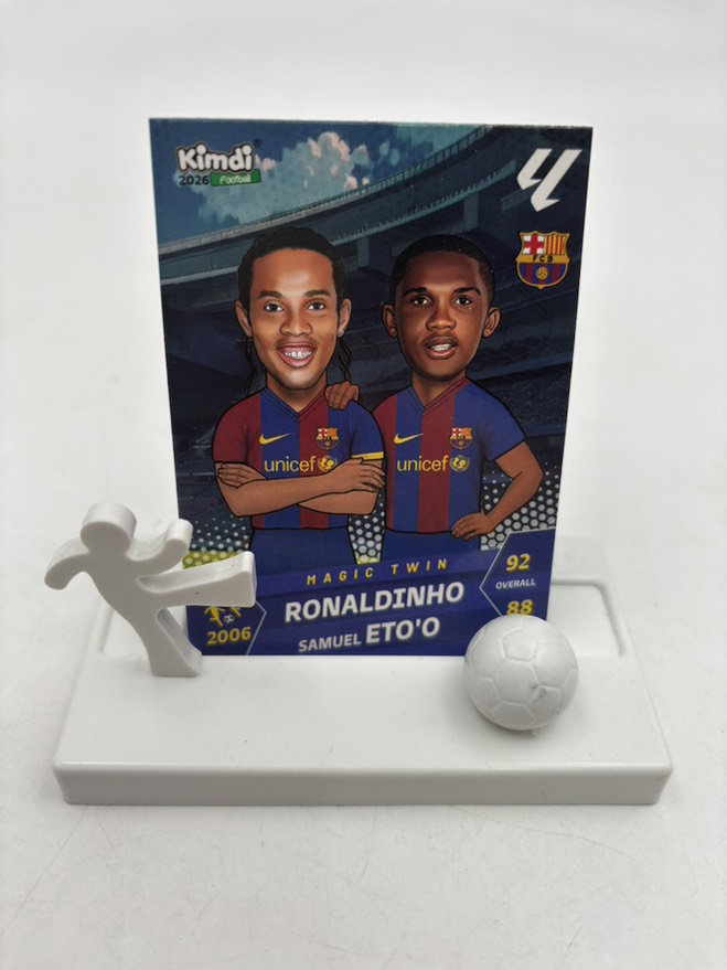 کارت کیمدی سری مجیک تویین رونالدینیو و ساموئل اتوئو 2026