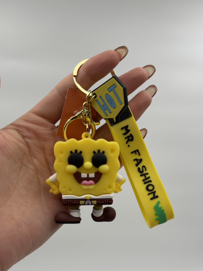 جاکلیدی سیلیکونی باب اسفنجی چشم سیاه هات اورجینال