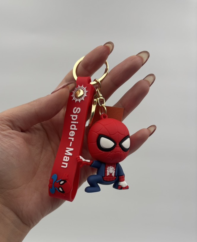 جاکلیدی سیلیکونی مرد عنکبوتی اورجینال طرح یک