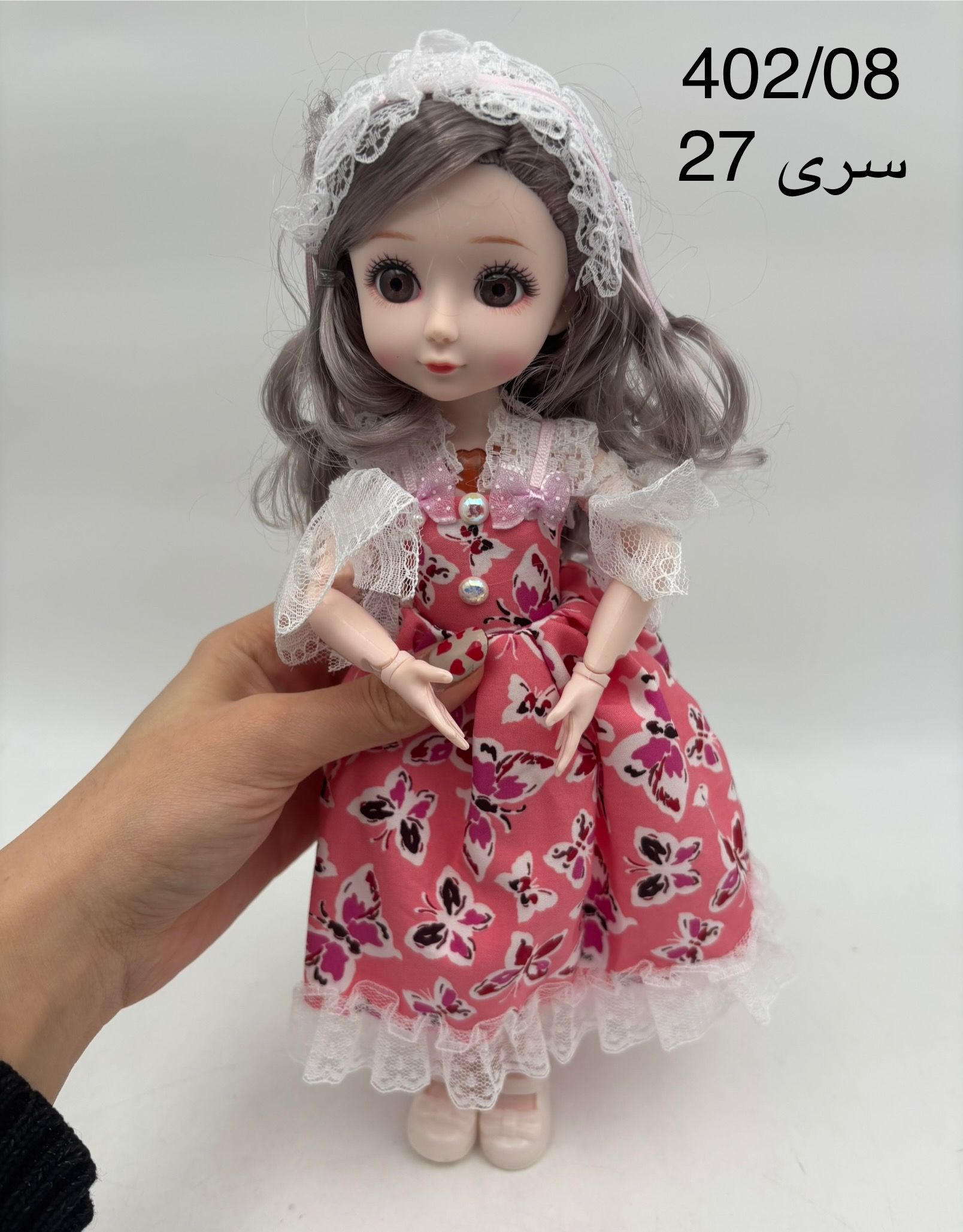 عروسک باربی اورجینال رویایی موزیکال 35سانتی کد 402/08