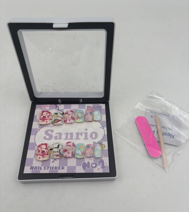 ست ناخن مصنوعی برجسته کرومی سری 2 کد3133