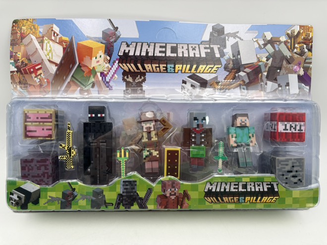 فیگور ماینکرافت روکارتی 4عددي با چهار بلوک 19538/1
