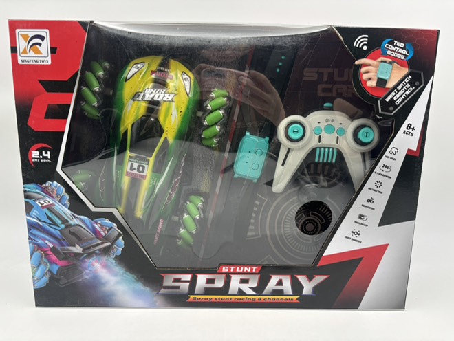 ماشین کنترلی دریفت چرخ کپسولی دودزا 2 کنترل (با کنترل مچبندی) 616