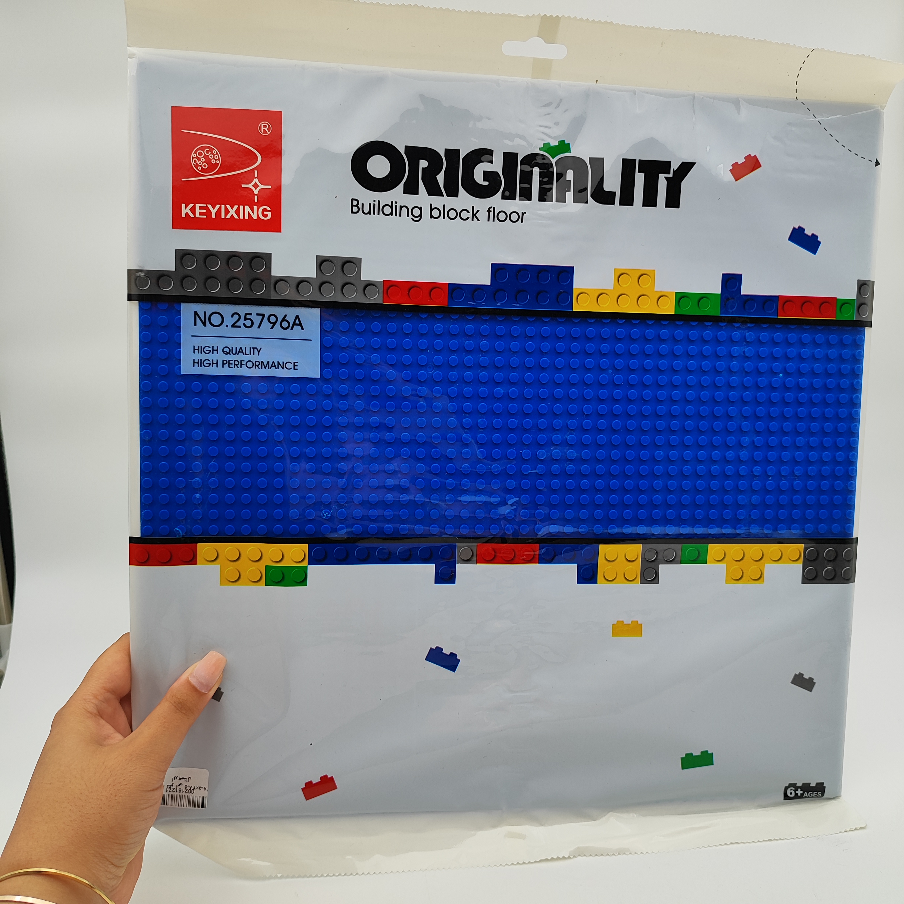 صفحه لگو آبی 38.5*38.5 اورجینال