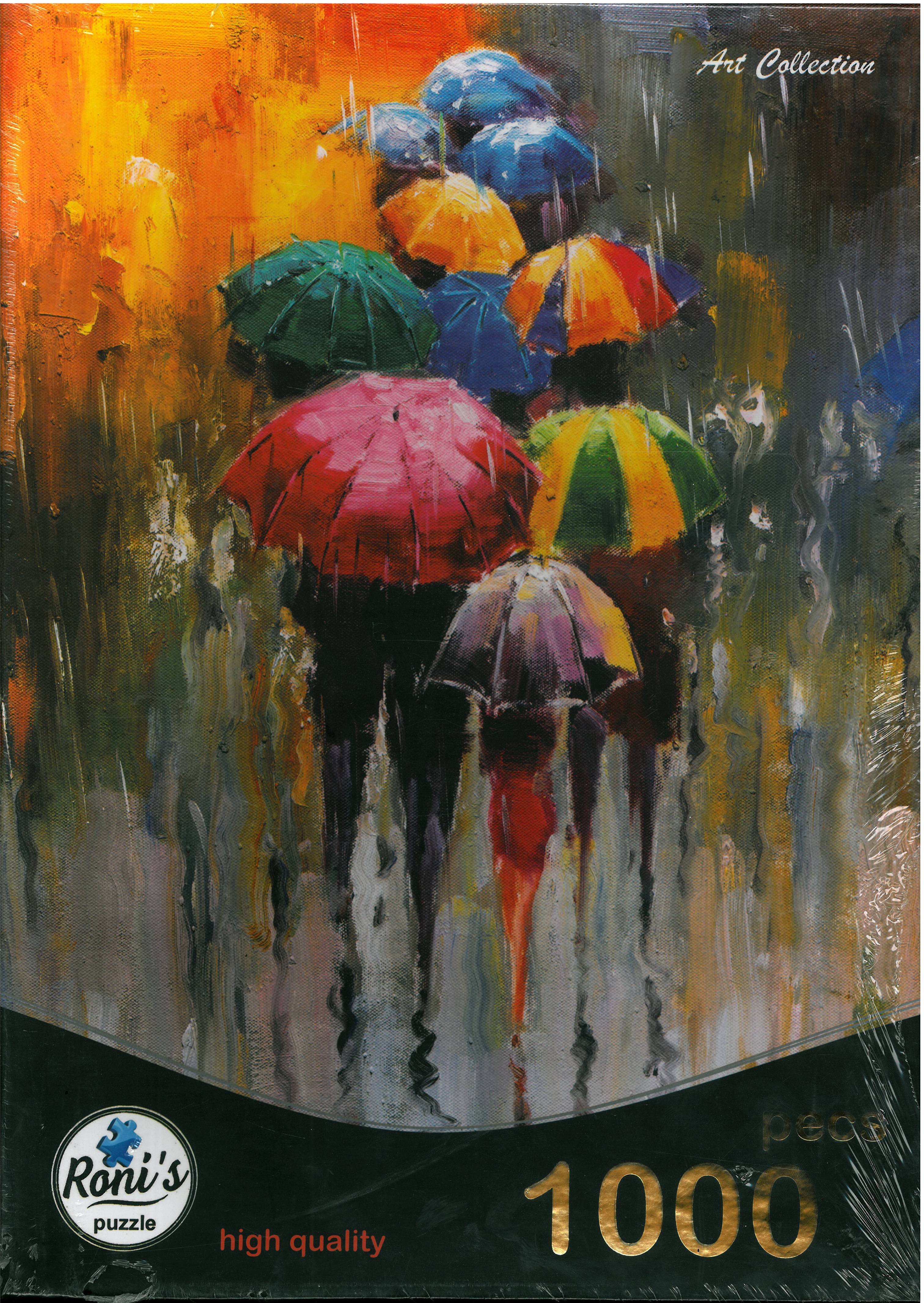 پازل رونیز 1000 قطعه طرح چترهای رنگی