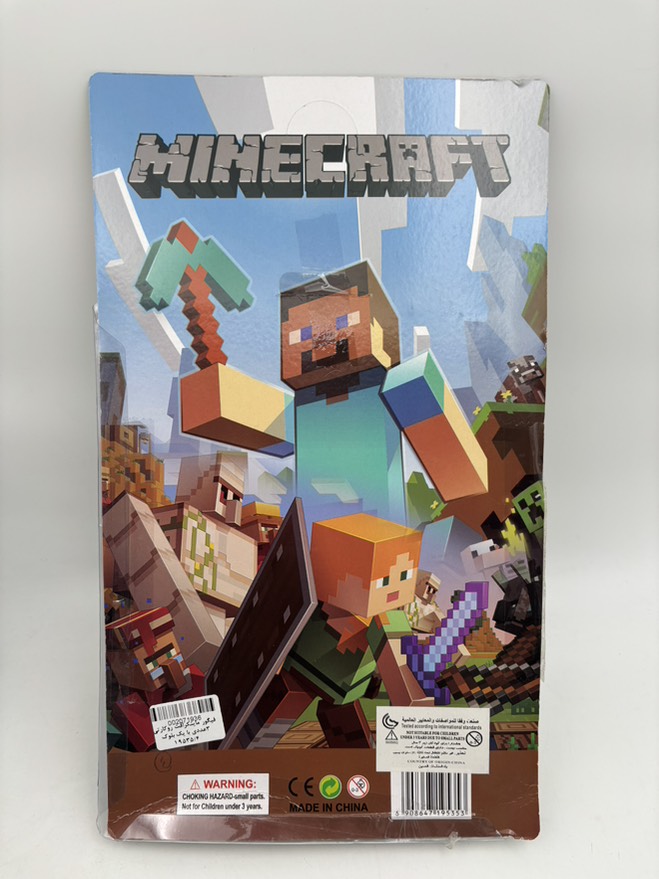 فیگور ماینکرافت روکارتی 3عددی با یک بلوک 19535/2