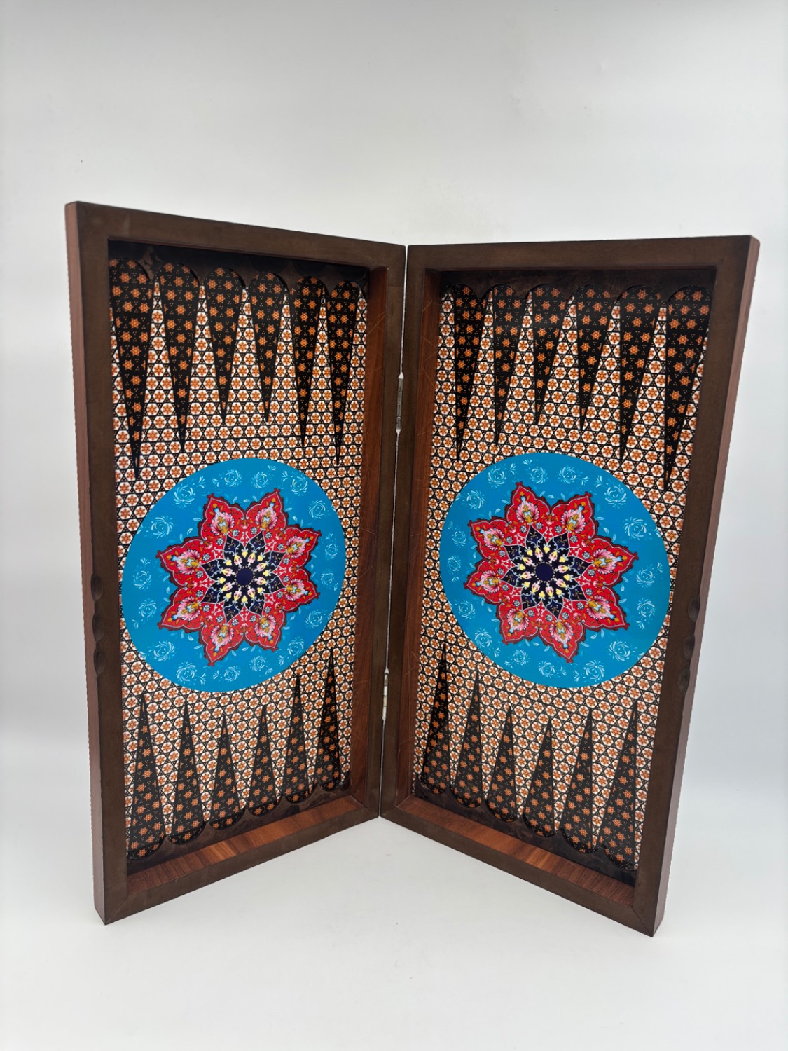 تخته نرد MDF طرح ترنج (بدون مهره) کد 9939