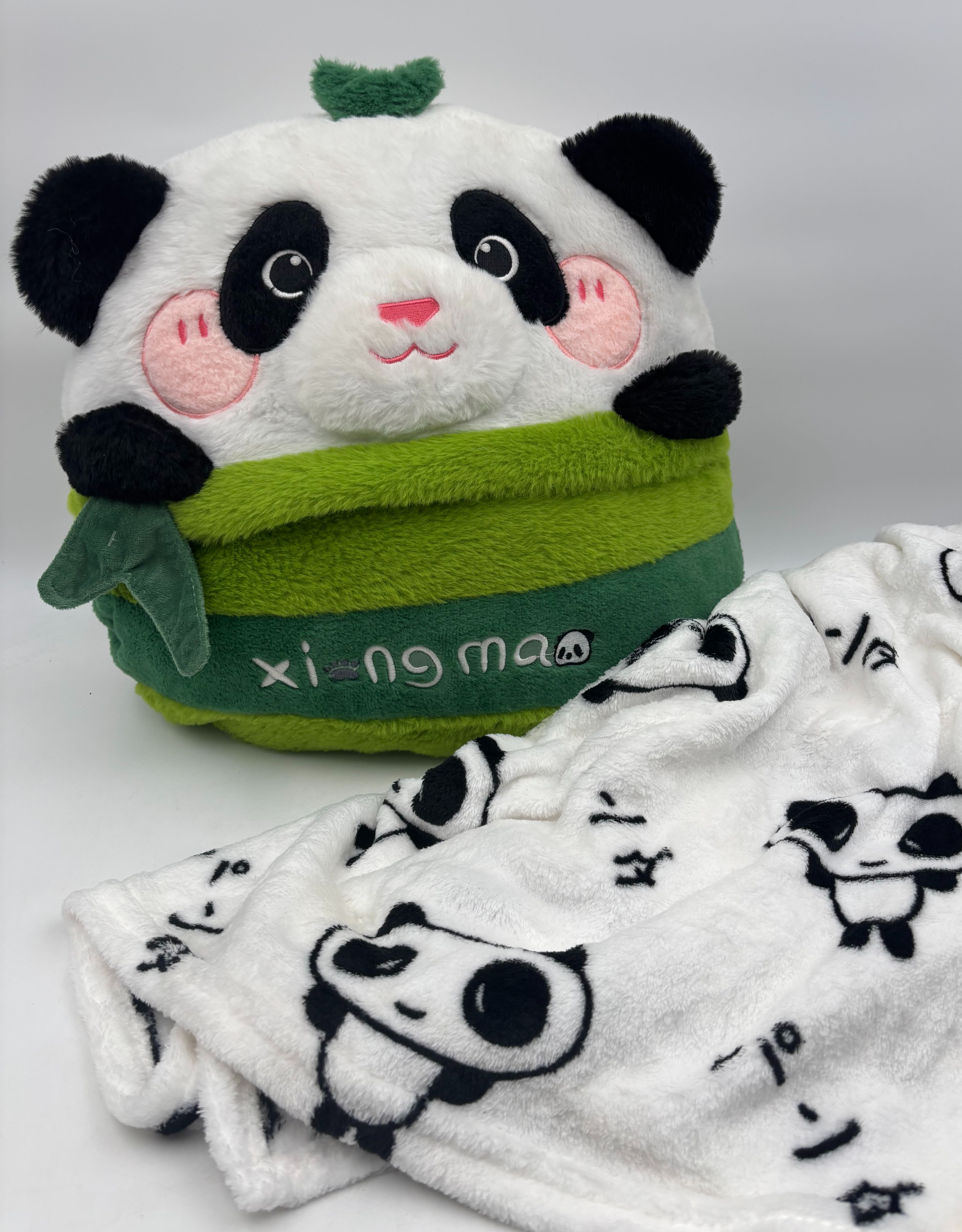 پاندا در ظرف پتو دار 40سانتی