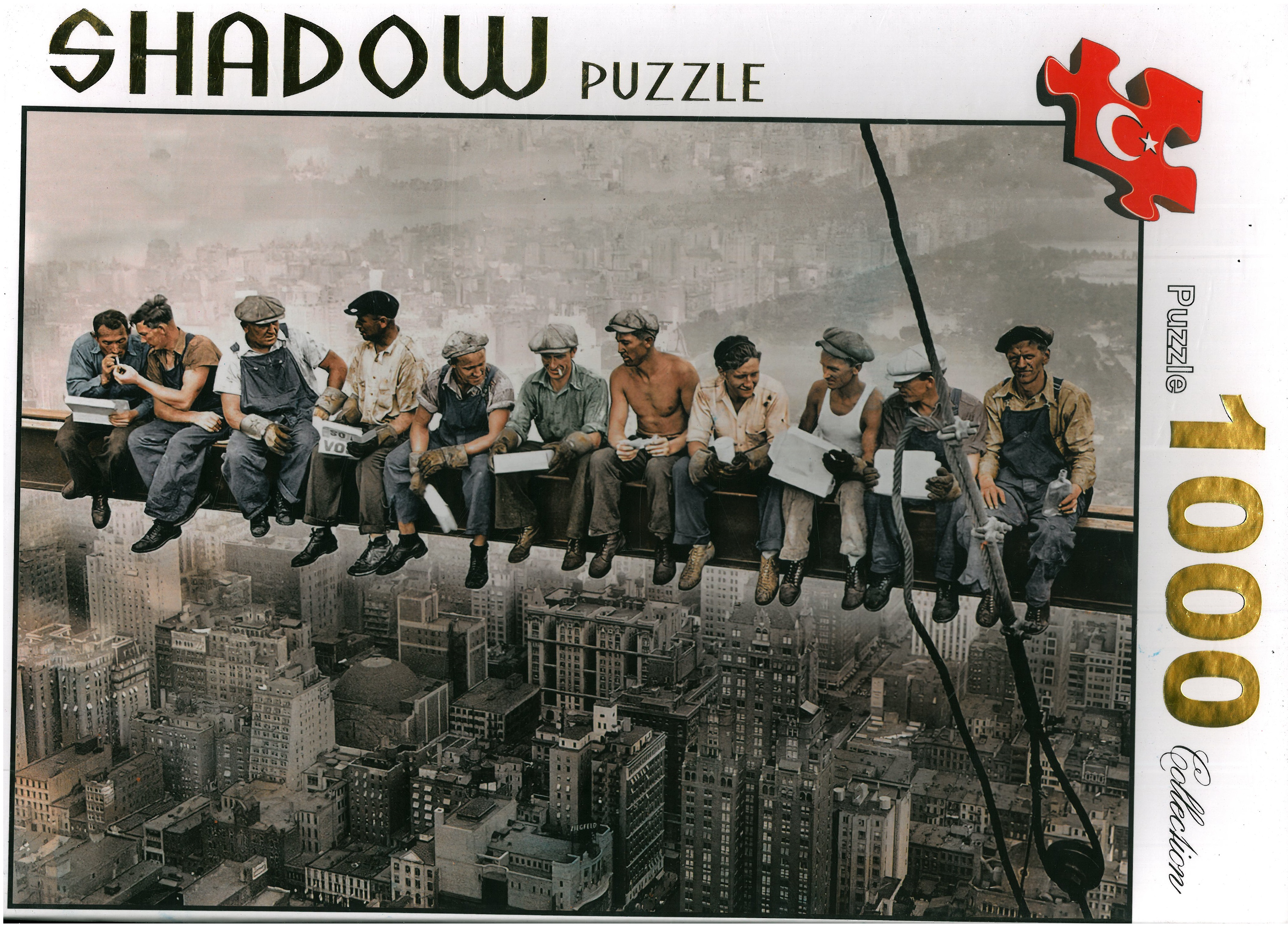 پازل شادوو 1000 قطعه طرح ناهار بر فراز آسمان خراش