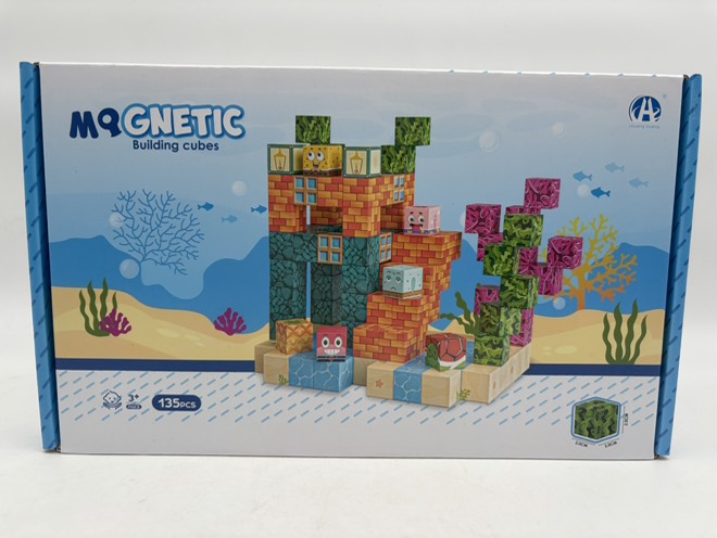 لگو مکعب مگنتی ماینکرافت 135 تیکه تم دریایی (باب اسفنجی) 1406