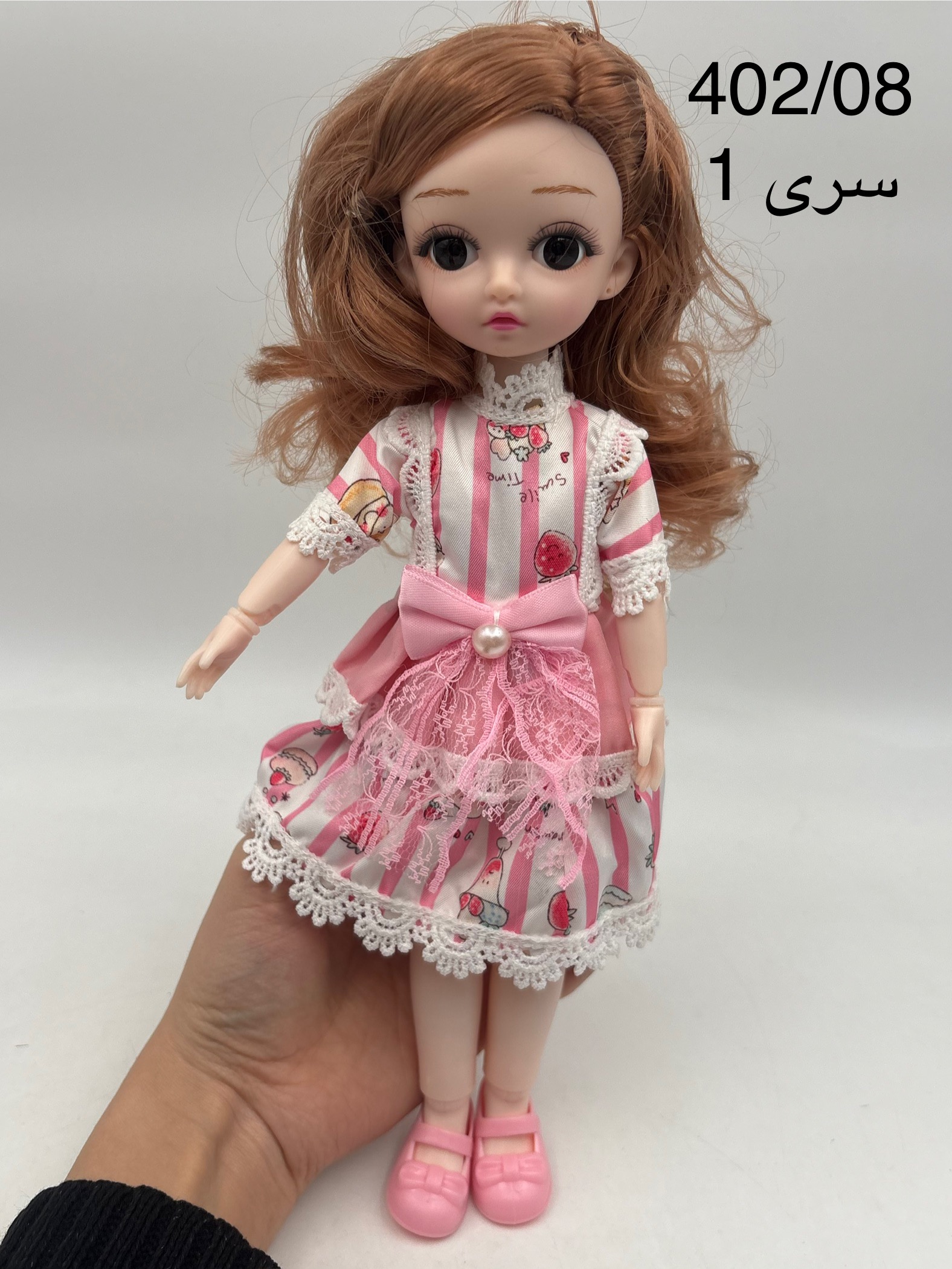 عروسک باربی اورجینال رویایی موزیکال 35سانتی کد 402/08