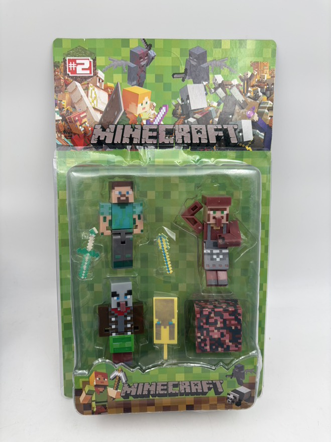 فیگور ماینکرافت روکارتی 3عددی با یک بلوک 19535/5