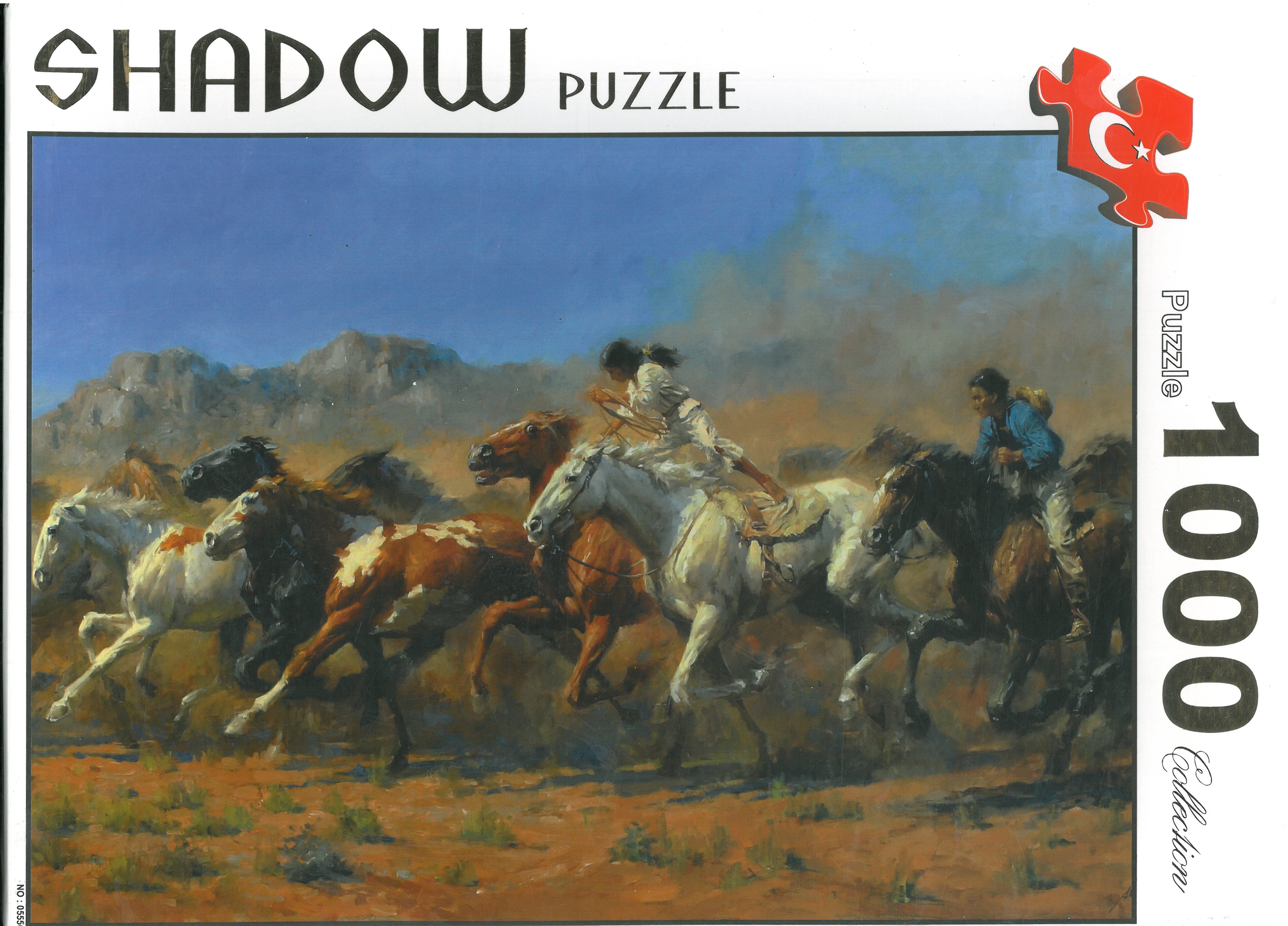 پازل شادوو 1000 قطعه طرح حمله اسب ها