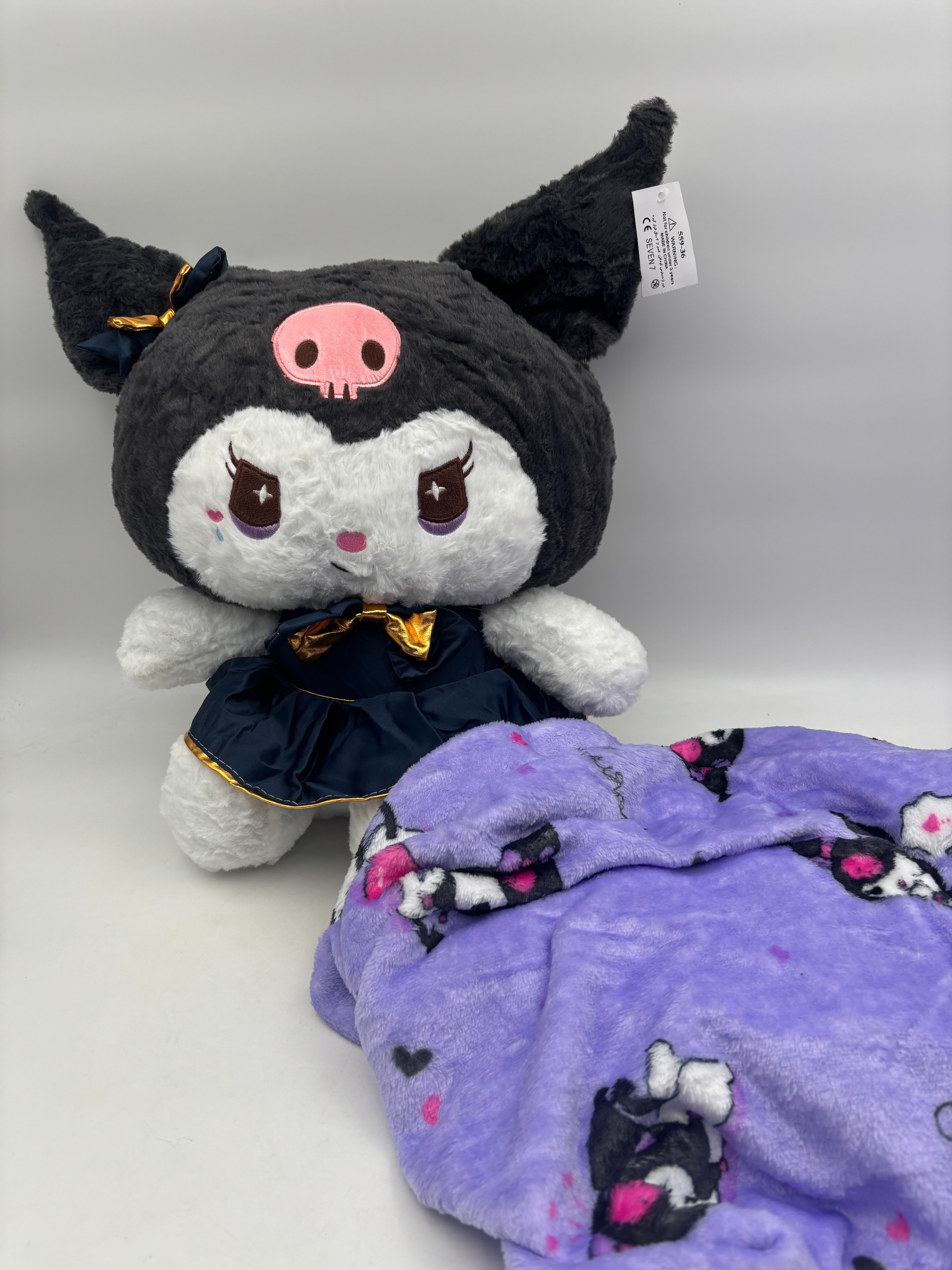 عروسک کرومی پاپیون طلایی پتودار 50سانتی