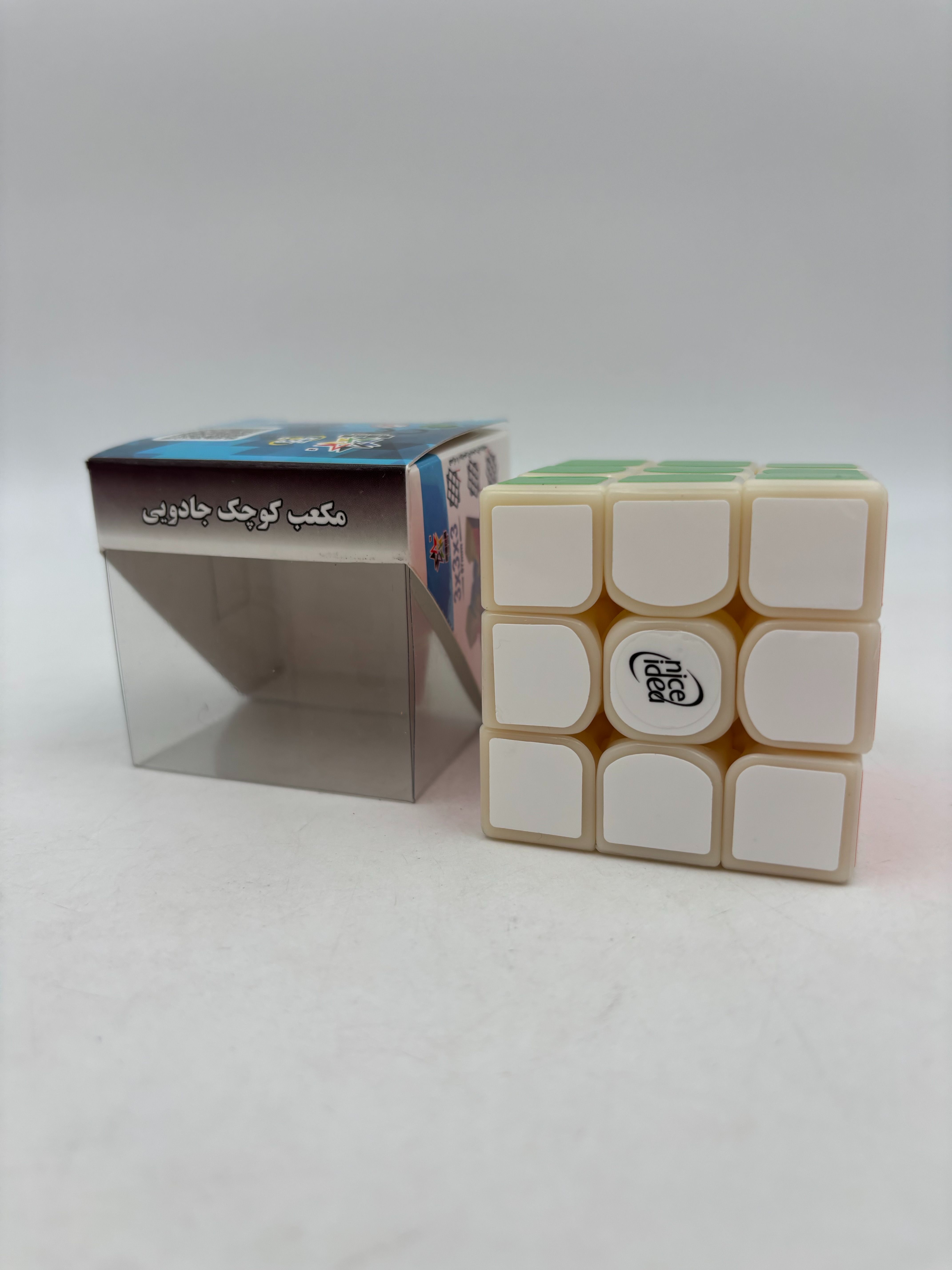روبیک 3*3 استیکردار شیری نایس آیدیا